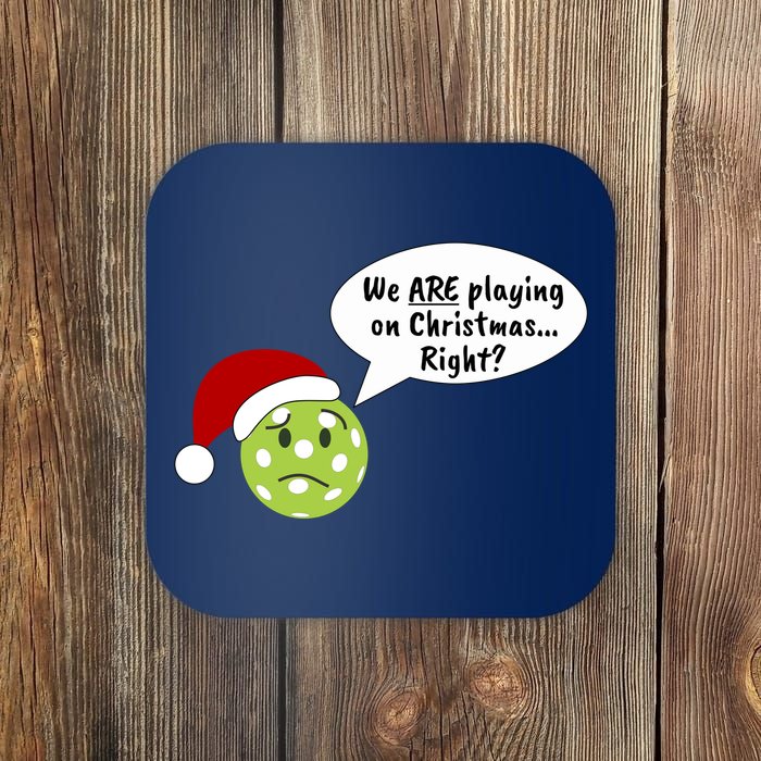 Fun Pickleball | Pickleball Christmas | Pickleball Holiday | Great Pickleball Coaster