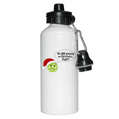 Fun Pickleball | Pickleball Christmas | Pickleball Holiday | Great Pickleball Aluminum Water Bottle