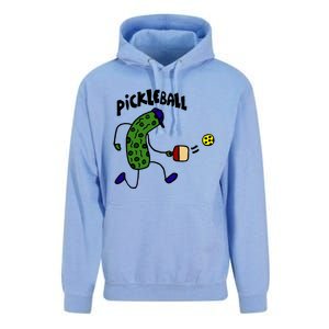 Funny Pickle Playing Pickleball Unisex Surf Hoodie