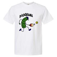 Funny Pickle Playing Pickleball Garment-Dyed Heavyweight T-Shirt