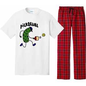 Funny Pickle Playing Pickleball Pajama Set