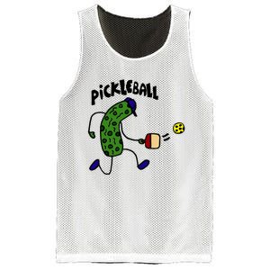 Funny Pickle Playing Pickleball Mesh Reversible Basketball Jersey Tank