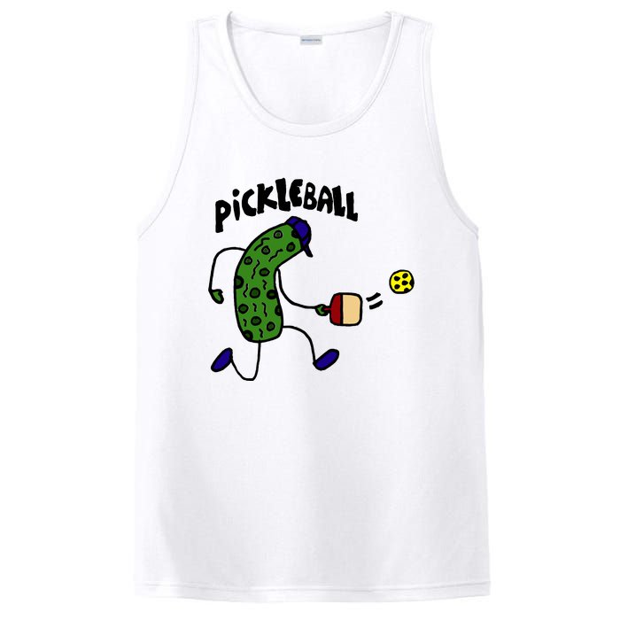 Funny Pickle Playing Pickleball PosiCharge Competitor Tank