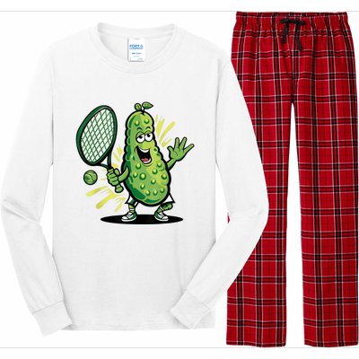 Funny Pickleball Player Paddleball Lover Gift Long Sleeve Pajama Set