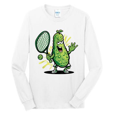 Funny Pickleball Player Paddleball Lover Gift Tall Long Sleeve T-Shirt