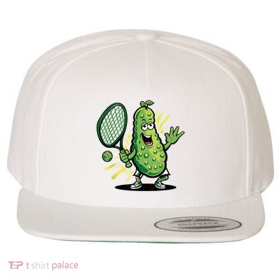 Funny Pickleball Player Paddleball Lover Gift Wool Snapback Cap
