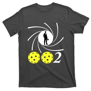 Funny Pickleball Pickleball 002 002 Spy Parody Best Gift Pickleballers T-Shirt