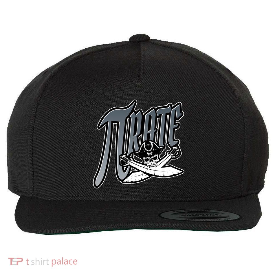 Funny Pirate Pi Day Gift For Math Enthusiasts And Pirat Lover Gift Wool Snapback Cap