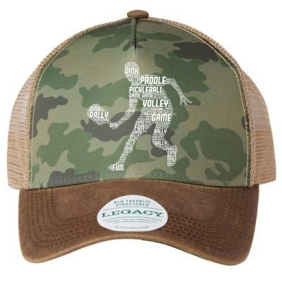 Funny Playing Pickleball With The Family Vintage Legacy Tie Dye Trucker Hat