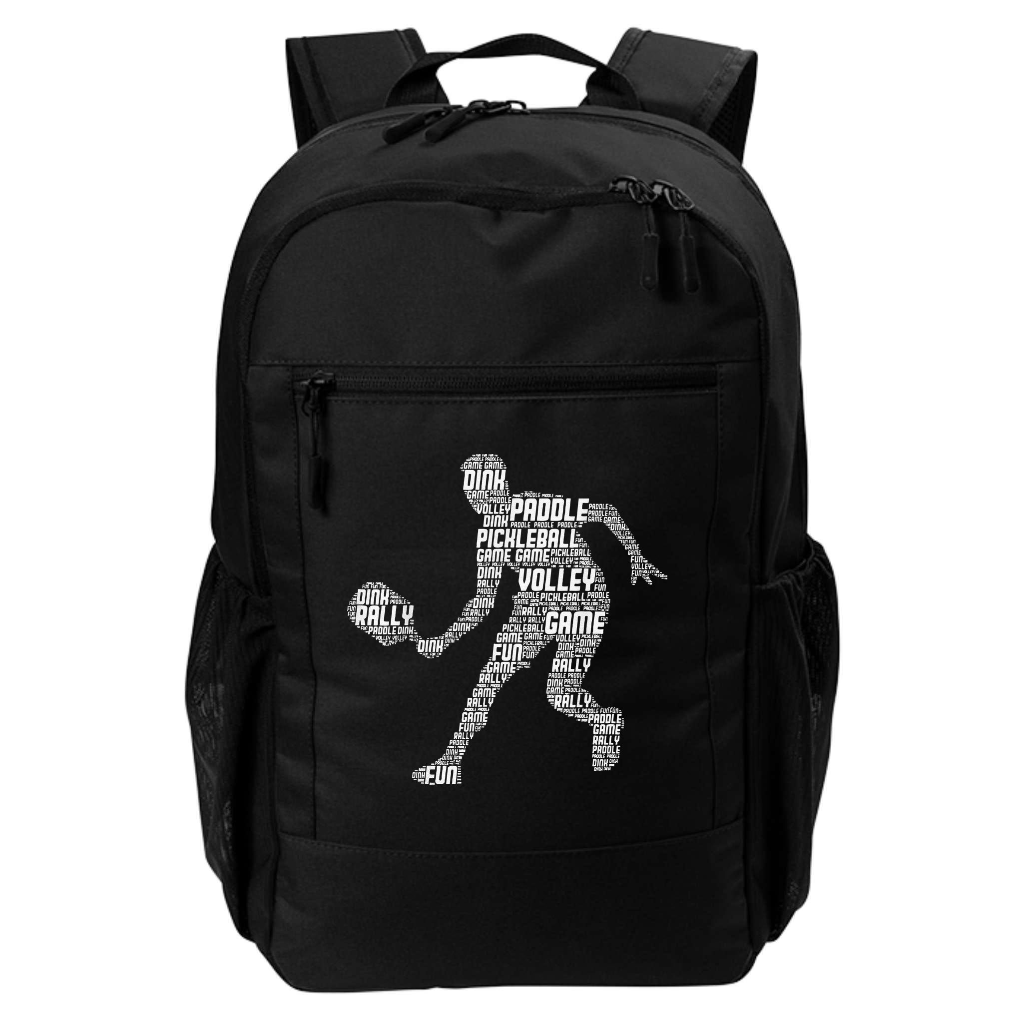 Funny Playing Pickleball With The Family Vintage Backpack