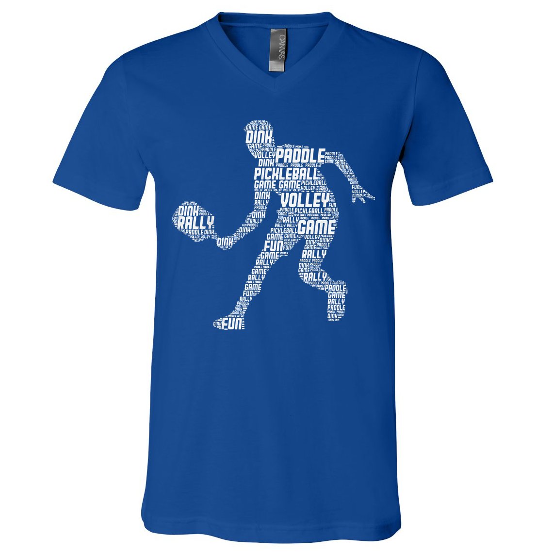 Funny Playing Pickleball With The Family Vintage V-Neck T-Shirt