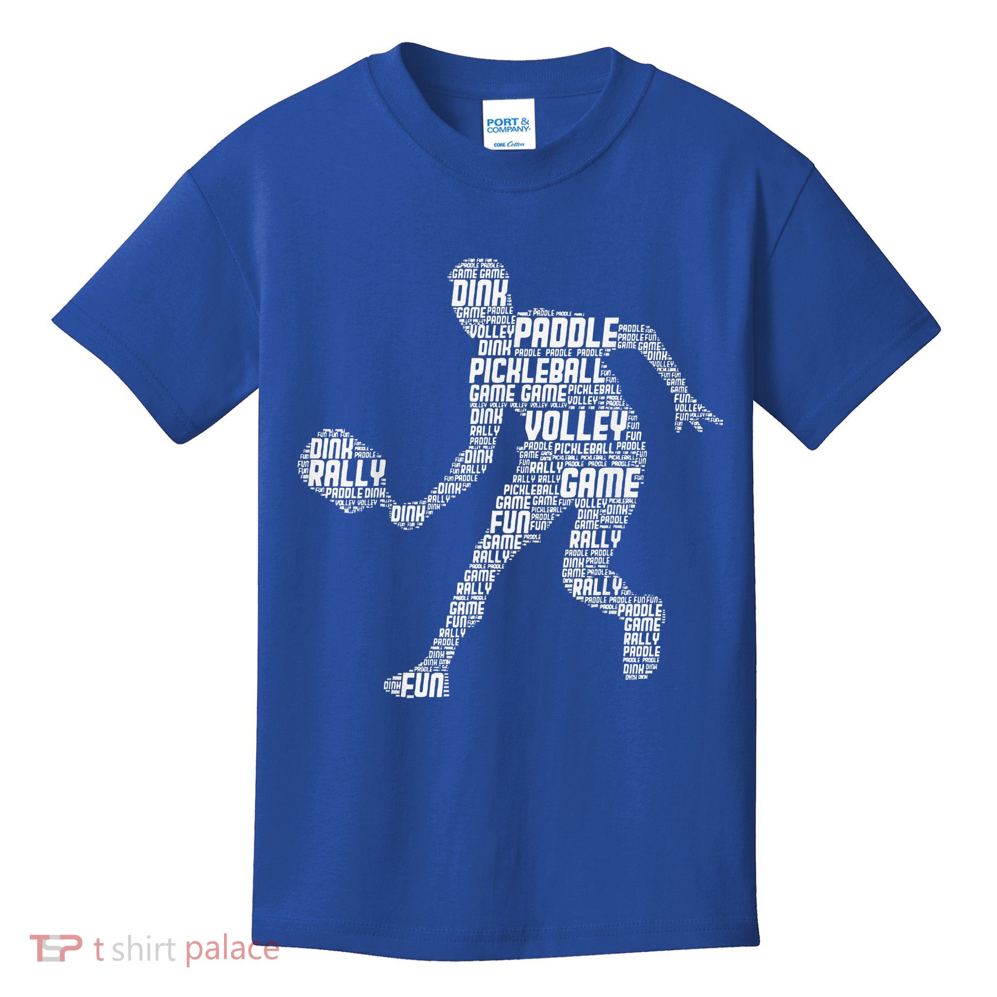 Funny Playing Pickleball With The Family Vintage Kids T-Shirt