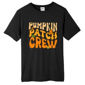 Funky Pumpkin Patch Crew for a Retro Autumn Vibe Tall Fusion ChromaSoft Performance T-Shirt