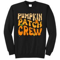 Funky Pumpkin Patch Crew for a Retro Autumn Vibe Tall Sweatshirt