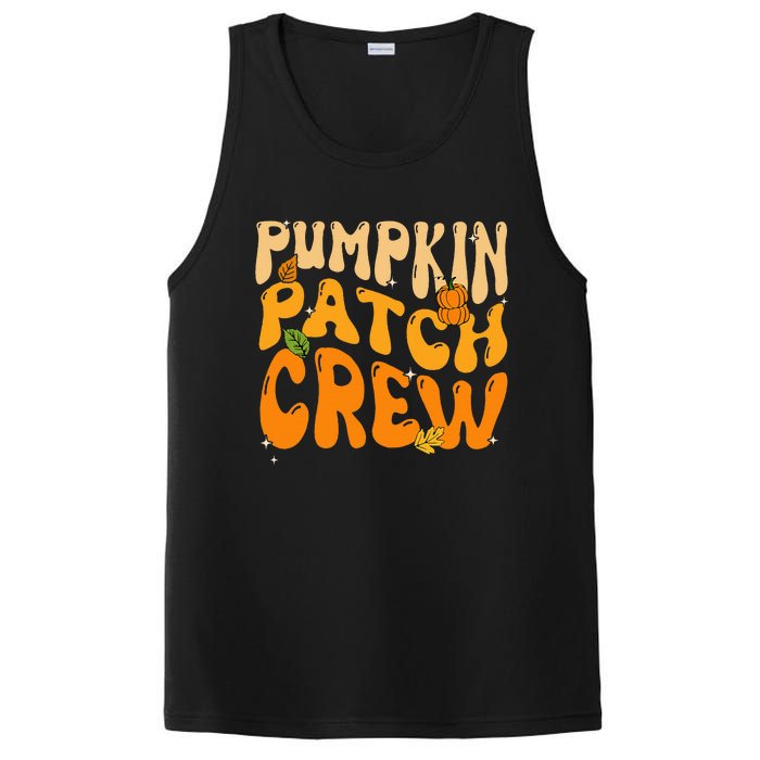 Funky Pumpkin Patch Crew for a Retro Autumn Vibe PosiCharge Competitor Tank