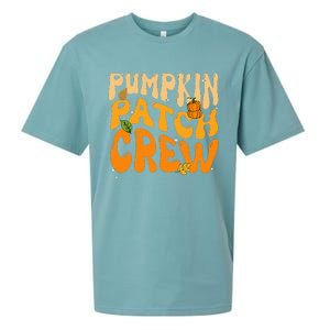 Funky Pumpkin Patch Crew for a Retro Autumn Vibe Sueded Cloud Jersey T-Shirt