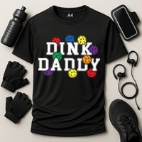 Funny Pickleball Pun For Pickleball Players Dink Daddy Gift Cooling Performance Crew T-Shirt
