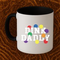 Funny Pickleball Pun For Pickleball Players Dink Daddy Gift Mug