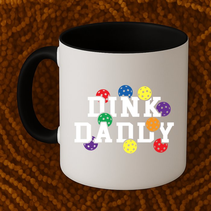 Funny Pickleball Pun For Pickleball Players Dink Daddy Gift Mug