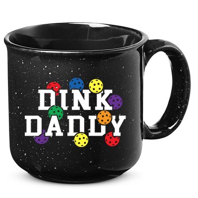 Funny Pickleball Pun For Pickleball Players Dink Daddy Gift 15oz Campfire Ceramic Mug