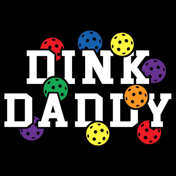 Funny Pickleball Pun For Pickleball Players Dink Daddy Gift Flatbill Hat