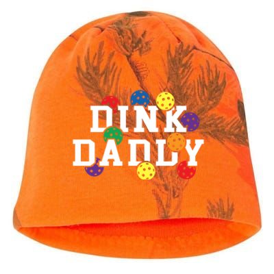 Funny Pickleball Pun For Pickleball Players Dink Daddy Gift Kati - Camo Knit Beanie