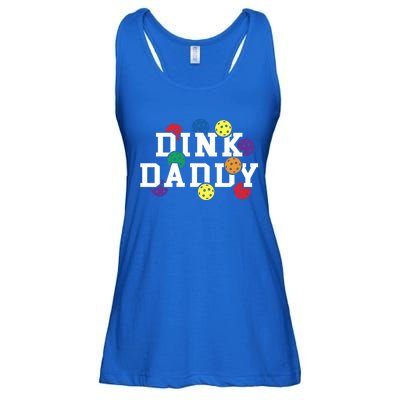 Funny Pickleball Pun For Pickleball Players Dink Daddy Gift Ladies Essential Flowy Tank