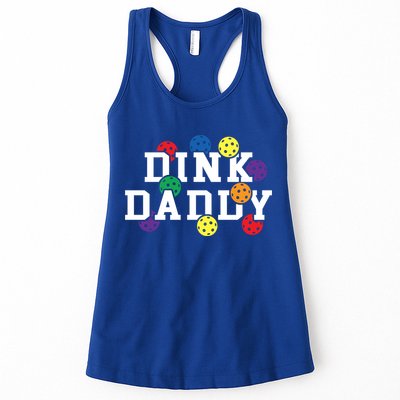 Funny Pickleball Pun For Pickleball Players Dink Daddy Gift Womens Tank Top