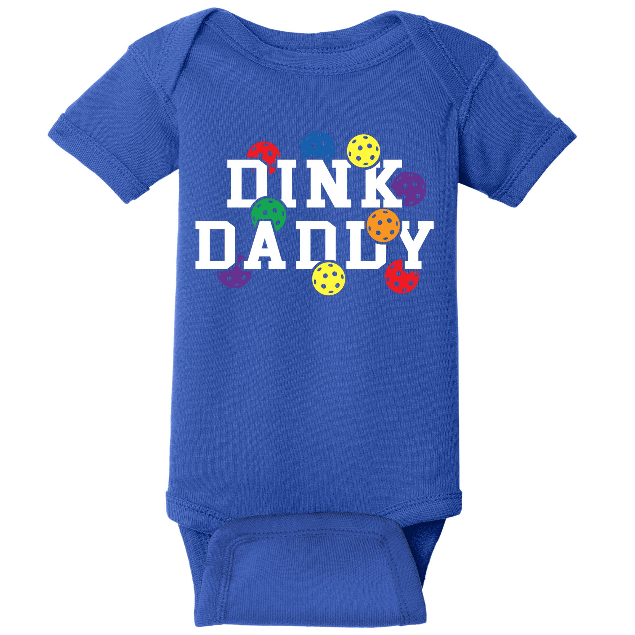 Funny Pickleball Pun For Pickleball Players Dink Daddy Gift Baby Bodysuit