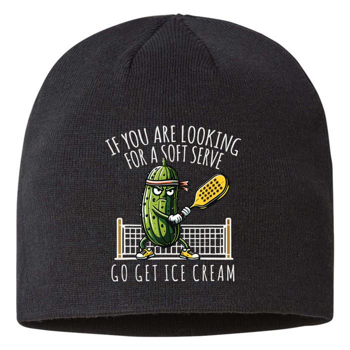 Funny Pickleball Player Paddleball Lover Sustainable Beanie