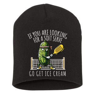 Funny Pickleball Player Paddleball Lover Short Acrylic Beanie