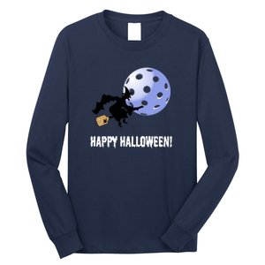 Fun Pickleball | Pickleball Halloween | Halloween Gift | Great Pickleball Long Sleeve Shirt