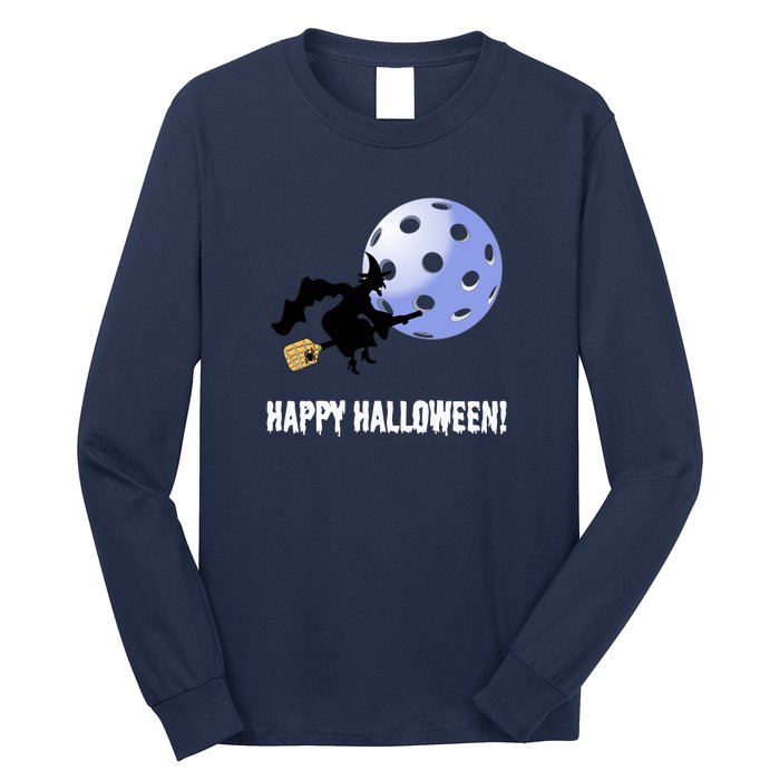 Fun Pickleball | Pickleball Halloween | Halloween Gift | Great Pickleball Long Sleeve Shirt