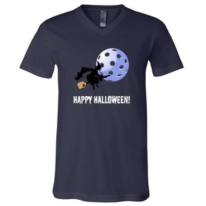 Fun Pickleball | Pickleball Halloween | Halloween Gift | Great Pickleball V-Neck T-Shirt