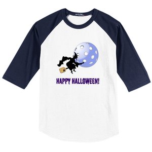 Fun Pickleball | Pickleball Halloween | Halloween Gift | Great Pickleball Baseball Sleeve Shirt