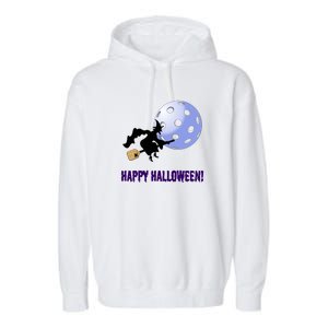 Fun Pickleball | Pickleball Halloween | Halloween Gift | Great Pickleball Garment-Dyed Fleece Hoodie