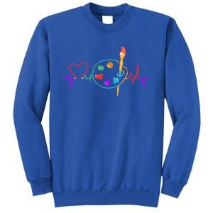 Funny Paint Palette Brush Artist Painter Gift Gift Sweatshirt