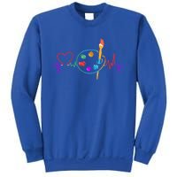 Funny Paint Palette Brush Artist Painter Gift Gift Sweatshirt