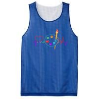 Funny Paint Palette Brush Artist Painter Gift Gift Mesh Reversible Basketball Jersey Tank