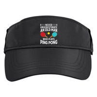 Funny Ping Pong Design Men Dad Grandpa Table Tennis Player Adult Drive Performance Visor
