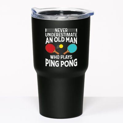 Funny Ping Pong Design Men Dad Grandpa Table Tennis Player Tumbler