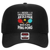 Funny Ping Pong Design Men Dad Grandpa Table Tennis Player Hat