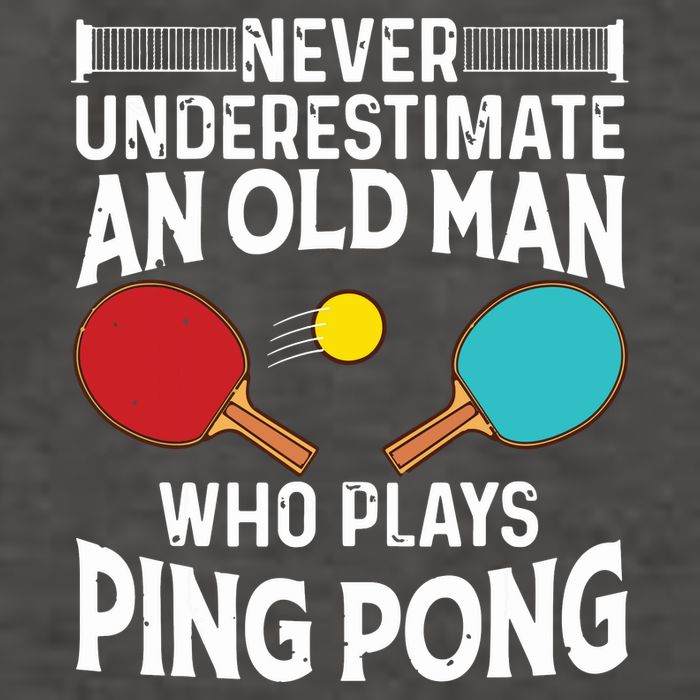 Funny Ping Pong Design Men Dad Grandpa Table Tennis Player Vector Backpack