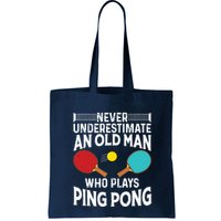 Funny Ping Pong Design Men Dad Grandpa Table Tennis Player Bag