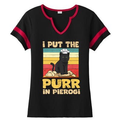 Funny Polish Pierogi Ladies Halftime Notch Neck Tee