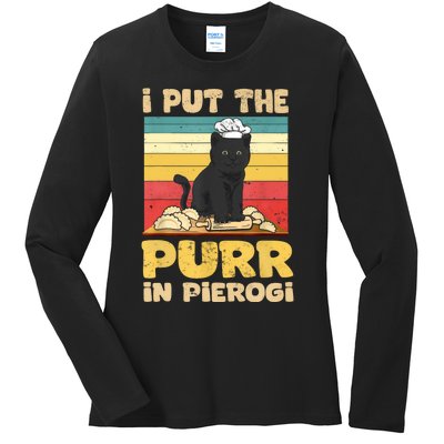 Funny Polish Pierogi Ladies Long Sleeve Shirt