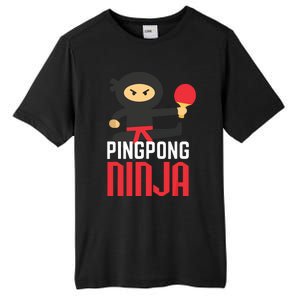 Funny Ping Pong Ninja Shirts Table Tennis Tall Fusion ChromaSoft Performance T-Shirt