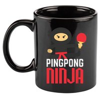 Funny Ping Pong Ninja Shirts Table Tennis 11oz C Handle Ceramic Mug