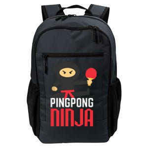 Funny Ping Pong Ninja Shirts Table Tennis Daily Commute Backpack