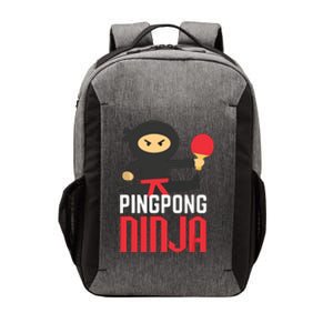 Funny Ping Pong Ninja Shirts Table Tennis Vector Backpack